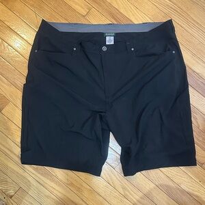 Outdoor Life Black Flat Front Men's Shorts